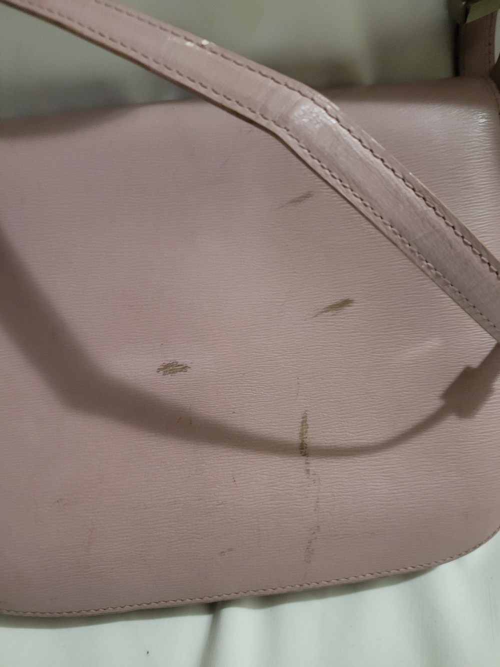 PROJECT PROJECT. Pink CELINE Leather  Crossbody Bag. Last Pictures Shows Flaws. - Picture 4 of 9